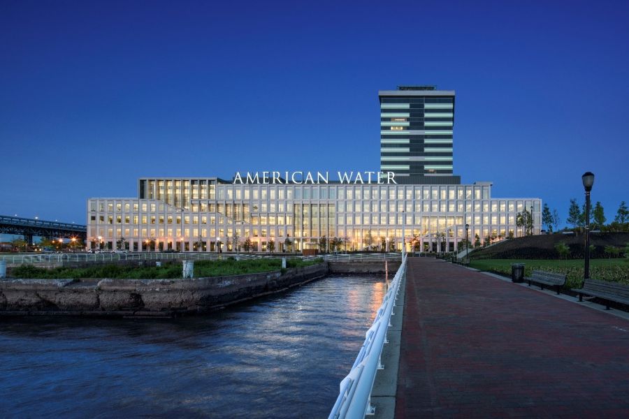 n addition to ranking #1 in the Northeast Large region, New Jersey American Water also achieved the highest score in the Northeast Large region for six of the eight dimensions measured
