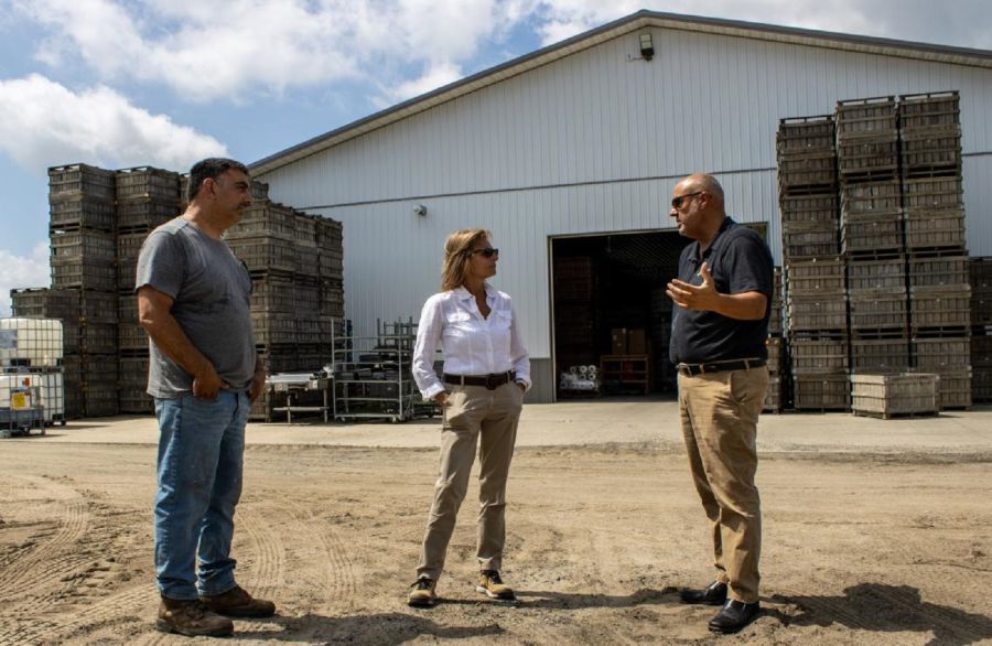 State Director Jane Asselta visits Berenato Farms in Hammonton. - USDA